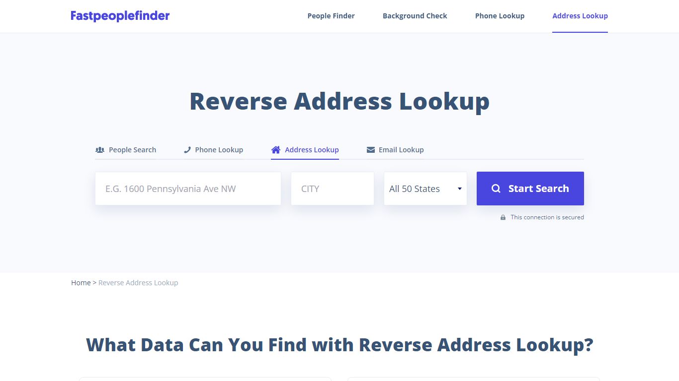 Reverse Address Lookup & Address Search | Fast People Finder